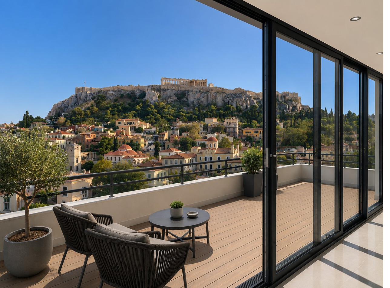 Acropolis-View Penthouse Residence, Kolonaki, Athens